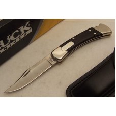 Buck 110 Lockback Auto - Nickle Silver Bolsters - Charcoal Handle Scales Buck 110 Lockback Auto - Nickle Silver Bolsters - Charcoal Handle Scales