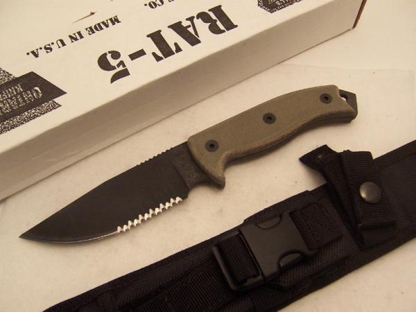 Ontario Knife Co. Rat-5 - Partially Serrated 3.3 Ontario Knife Co. Rat-5 - Partially Serrated 3.3