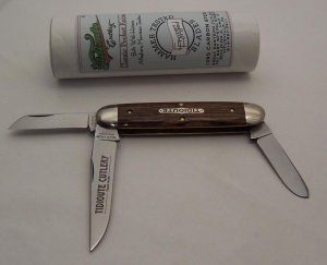 Great Eastern - 2007 - 53 Tidioute Cuban - Exotic Mexican Bocote -1095 Carbon Steel Blades - 4 1/8