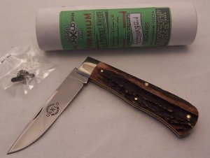Great Eastern - (2007) - Model 23 un-X-ld Genuine Stag Pioneer - 1095 Steel Blade