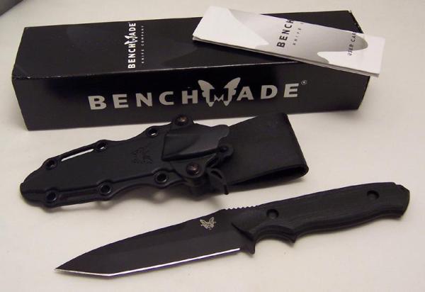 Benchmade 141BK Nimravus Knife - 154CM Tanto Point Blade 