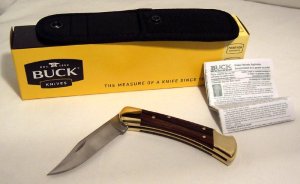Buck 110 Lockback Folding Hunter Knife - Nylon Sheath