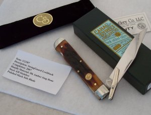 2007 Canal Street Dark Amber Stag Bone 4 5/8