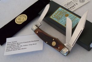 2007 Canal Street Dark Amber Stag Bone 4 1/4