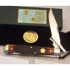 2007 Canal Street Dark Amber Jigged Bone 4 5/8 2007 Canal Street Dark Amber Jigged Bone 4 5/8