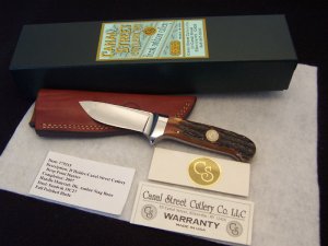 2007 Canal Street Dark Amber Stag Bone D'Holder - 7 1/4