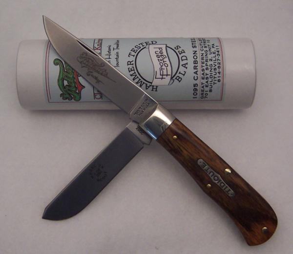 Great Eastern - 2007 - Model 73 Scout Tidioute Bocote Wood - 1095 Steel Blades Great Eastern - 2007 - Model 73 Scout Tidioute Bocote Wood - 1095 Steel Blades