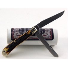 2010 AAPK Club Knife - Genuine Burnt Stag 3 7/8 2010 AAPK Club Knife - Genuine Burnt Stag 3 7/8