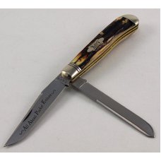 2010 AAPK Club Knife - Genuine Burnt Stag 3 7/8 2010 AAPK Club Knife - Genuine Burnt Stag 3 7/8