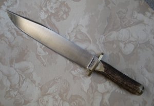 Cold Steel 80's Vintage Trail Master Bowie Stag Handle, Carbon V Blade