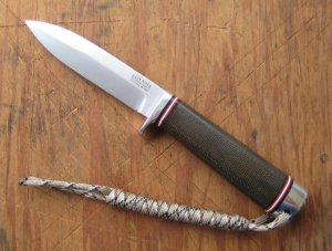 Bark River Journeyman, Green Canvas Micarta, 52100 Carbon Steel