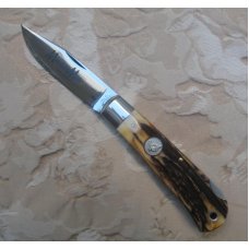 Queen Mountain Man Lockback, Sambar Stag handles and 1095 Steel Queen Mountain Man Lockback, Sambar Stag handles and 1095 Steel
