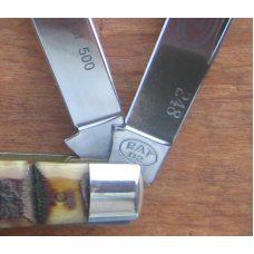Ontario RAT Jumbo Punch Blade Stockman with Rams Horn Handles