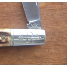 Vintage Russell Barlow with stag handles. Vintage Russell Barlow with stag handles.