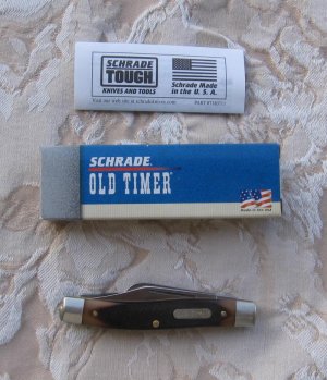 Schrade USA 8OT Senior Stockman in box, Factory Fresh