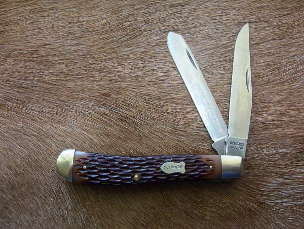 SCHRADE 294 TRAPPER MADE IN THE USA NOS SCHRADE 294 TRAPPER MADE IN THE USA NOS