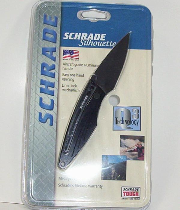 SCHRADE USA NOS SQ421 SILHOUETTE UNONPENED PACK SCHRADE USA NOS SQ421 SILHOUETTE UNONPENED PACK