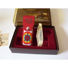 SCHRADE SCRIMSHAW TURTLE new old stock proudly made in the USA SCHRADE SCRIMSHAW TURTLE new old stock proudly made in the USA