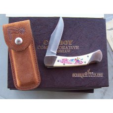 SCHRADE USA COMMEMORATIVE SCRIMSHAW SCHRADE USA COMMEMORATIVE SCRIMSHAW