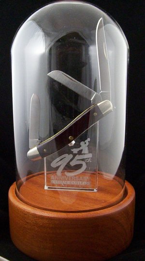 SCHRADE USA 95TH ANNIVERSARY DOME DISPLAY NOS MIB