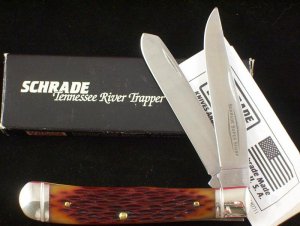 SCHRADE USA  TRT96 Tennessee River Trapper MIB