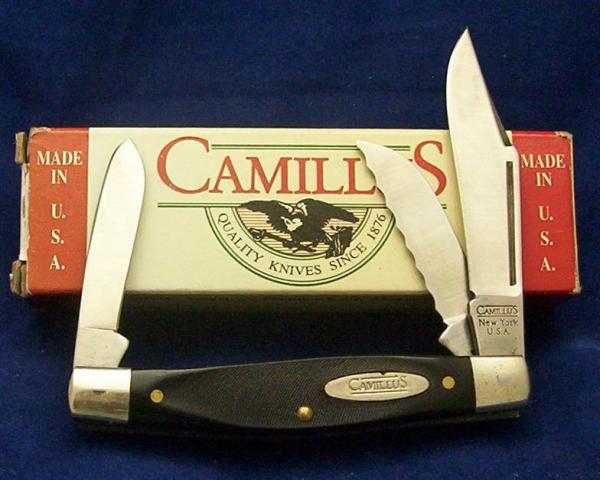 CAMILLUS USA 883 BLACK SAWCUT DELRIN NIB CAMILLUS USA 883 BLACK SAWCUT DELRIN NIB