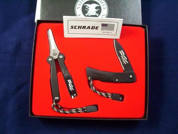 SCHRADE USA NRA STSP22X 2 Pc BOX SET NEW OLD STOCK SCHRADE USA NRA STSP22X 2 Pc BOX SET NEW OLD STOCK