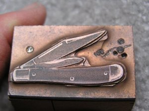 Peanut Knife Printers Block