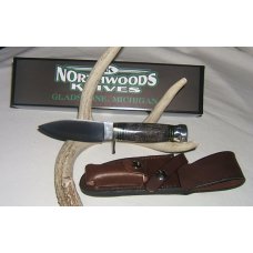 NORTHWOODS WILLOW LEAF, Black Burl Handle NORTHWOODS WILLOW LEAF, Black Burl Handle