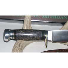 NORTHWOODS WILLOW LEAF, Black Burl Handle NORTHWOODS WILLOW LEAF, Black Burl Handle