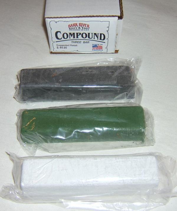 STROPPING COMPOUND, 3 BAR SET, Bark River Knife & Tool STROPPING COMPOUND, 3 BAR SET, Bark River Knife & Tool