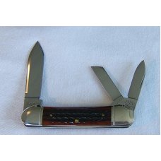 MARBLE'S M.S.A. CANOE WHITTLER POCKET KNIFE, Brown Italian Jigged Bone Handle MARBLE'S M.S.A. CANOE WHITTLER POCKET KNIFE, Brown Italian Jigged Bone Handle