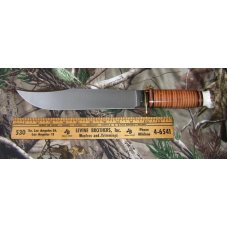 MARBLE'S TRAILMAKER, Stacked Leather Handle with Aluminum Pommel MARBLE'S TRAILMAKER, Stacked Leather Handle with Aluminum Pommel