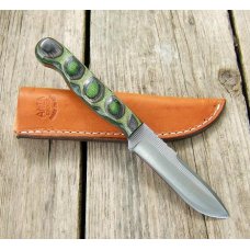 ANZA KNIVES MDL 10-1 G with Green Gator Grip Handle