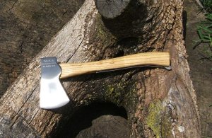 MARBLE'S SAFETY AXE, #4, Hickory Handle, MADE IN THE USA!!!  Collector Item!