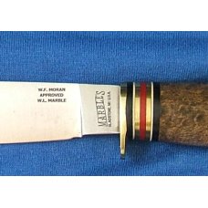 MARBLE'S MORAN DEEP WOODS KNIFE, 52-100B Steel, Maple/Alum Handle MARBLE'S MORAN DEEP WOODS KNIFE, 52-100B Steel, Maple/Alum Handle