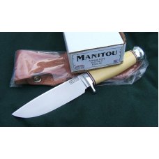 BARK RIVER KNIFE AND TOOL MANITOU, Antique Ivory Micarta Handle BARK RIVER KNIFE AND TOOL MANITOU, Antique Ivory Micarta Handle