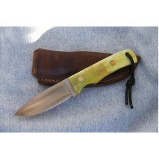SHADOW KNIVES by EDDIE WHITE, IX HUNTER, Green Smooth Bone Handle SHADOW KNIVES by EDDIE WHITE, IX HUNTER, Green Smooth Bone Handle