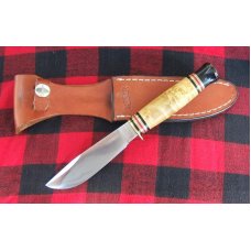 MARBLE'S CAMPCRAFT KNIFE, Maple Handle with Buffalo Pommel MARBLE'S CAMPCRAFT KNIFE, Maple Handle with Buffalo Pommel