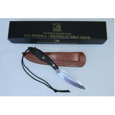 GROHMANN #1 CANADIAN BELT KNIFE, Black Micarta Handle, Regular Grind, Carbon Steel GROHMANN #1 CANADIAN BELT KNIFE, Black Micarta Handle, Regular Grind, Carbon Steel