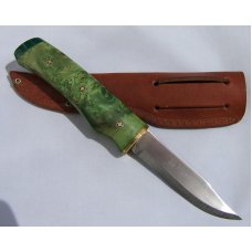 CUSTOM HANDLED BRUSLETTO KNIFE, Laminated Blade