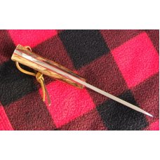 FALLKNIVEN H-1 KNIFE, Custom Handled with Spalted Beechwood Scales and Red Liners FALLKNIVEN H-1 KNIFE, Custom Handled with Spalted Beechwood Scales and Red Liners