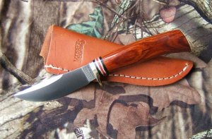 MARBLE'S FIELDCRAFT KNIFE, 52-100 Steel, Cocobolo Game Getter Handle