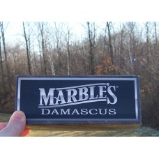 MARBLES STAG DAMASCUS SKINNER-CAPER- W/ SHEATH - NEW IN BOX