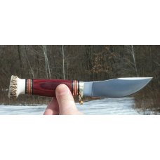 MARBLES WOODCRAFT-GLADSTONE MICH-WOOD/STAG SCALES W/SHEATH-NEW IN BOX !!! MARBLES WOODCRAFT-GLADSTONE MICH-WOOD/STAG SCALES W/SHEATH-NEW IN BOX !!!