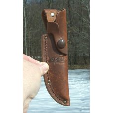 MARBLES WOODCRAFT-GLADSTONE MICH-WOOD/STAG SCALES W/SHEATH-NEW IN BOX !!! MARBLES WOODCRAFT-GLADSTONE MICH-WOOD/STAG SCALES W/SHEATH-NEW IN BOX !!!