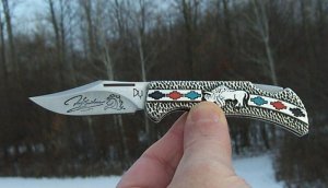 DAVID YELLOWHORSE CUSTOM SACRED BUFFALO - .925 SILVER SCALES - GEMSTONES - 1 OF 2500