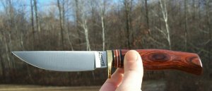MARBLES PLAINSMAN GAMEGETTER W/ COCOBOLO WOOD HANDLE - SHEATH - NEW IN BOX - NICE !!!