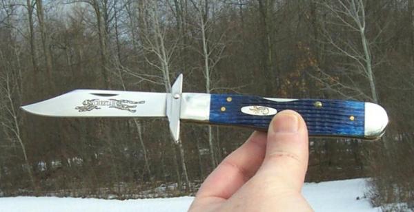 CASE XX 6111 1/2 BLUE BONE CHEETAH SWINGUARD NEW IN BOX - VAULT KNIFE - 2011 TILL ANY MADE AGAIN !!! CASE XX 6111 1/2 BLUE BONE CHEETAH SWINGUARD NEW IN BOX - VAULT KNIFE - 2011 TILL ANY MADE AGAIN !!!