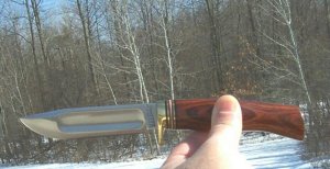 MARBLES IDEAL - COCOBOLO GAMEGETTER - W/ SHEATH - NIB - REALLY NICE !!!